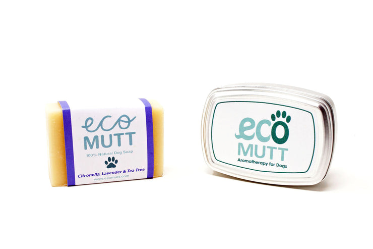 ECO MUTT DOG SHAMPOO BAR WITH SOAP TIN