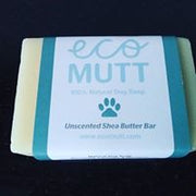 unscented shea butter soap bar. lashings of natural shea nut butter. perfect for super sensitive dogs that can't tolerate any form of chemicals or perfumes in their shampoo. shea butter is naturally moisturising and will sooth sore itchy skin. Handmade in Dublin Ireland. Eco Mutt produces a range of natural dog shampoo. 100% natural. 